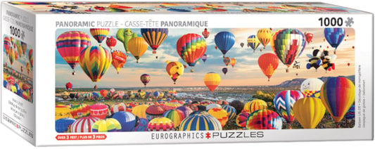 EUROGRAPHICS Balloon Lift Off 1000 piece Panoramic Puzzle