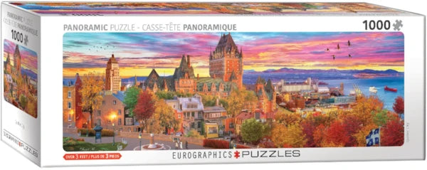 EUROGRAPHICS Quebec City 1000 piece Panoramic Puzzle