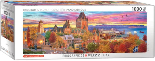 EUROGRAPHICS Quebec City 1000 piece Panoramic Puzzle