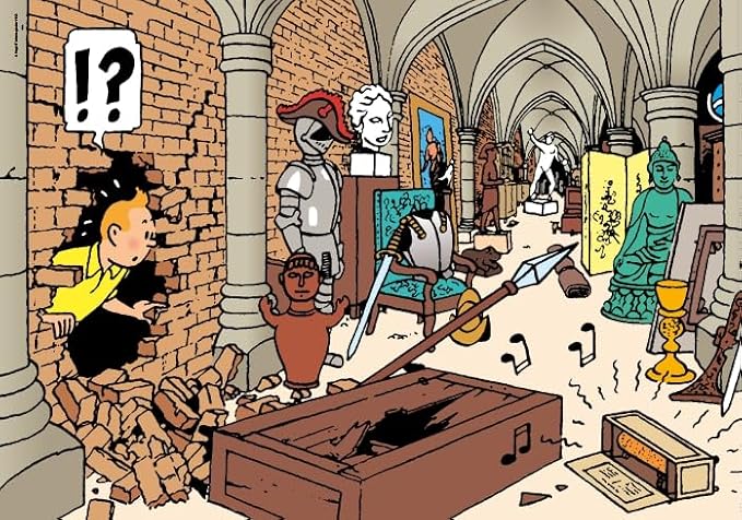 TINTIN Puzzle Treasure 500 PCS