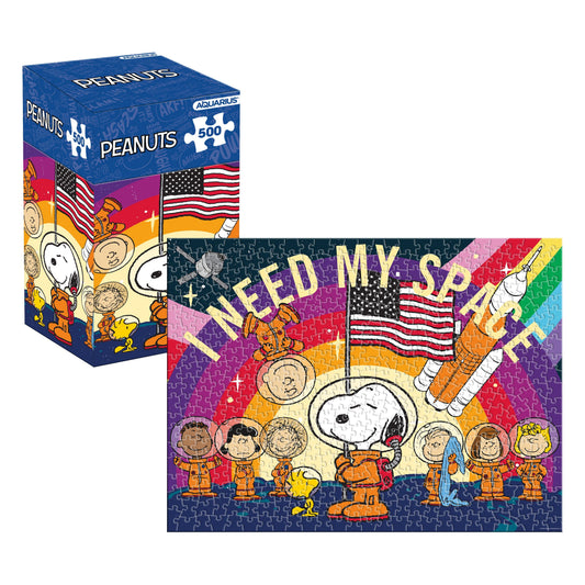 AQUARIUS Peanuts Snoopy in Space 500 Piece Jigsaw Puzzle (Vertical Box)