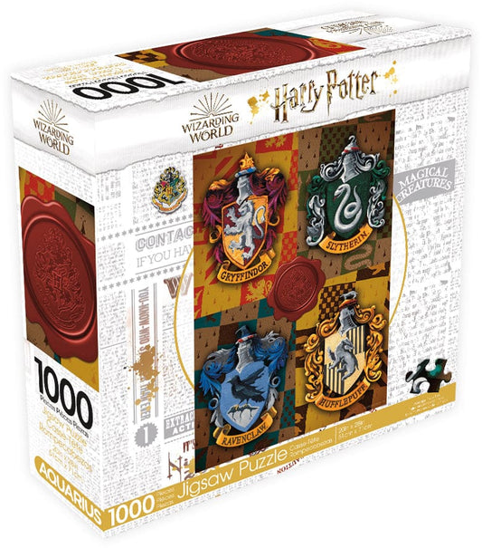 AQUARIUS Harry Potter Crests 1000 Piece Jigsaw Puzzle (65303) 2.0