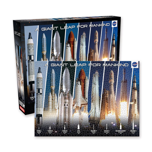 AQUARIUS NASA Rocket Grid 1000 Piece Jigsaw Puzzle