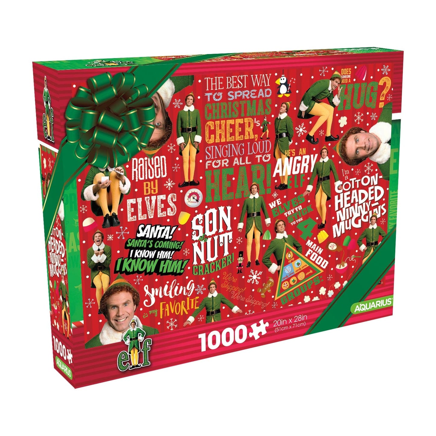 AQUARIUS Elf – Wrapping Paper 1000 Piece Jigsaw Puzzle