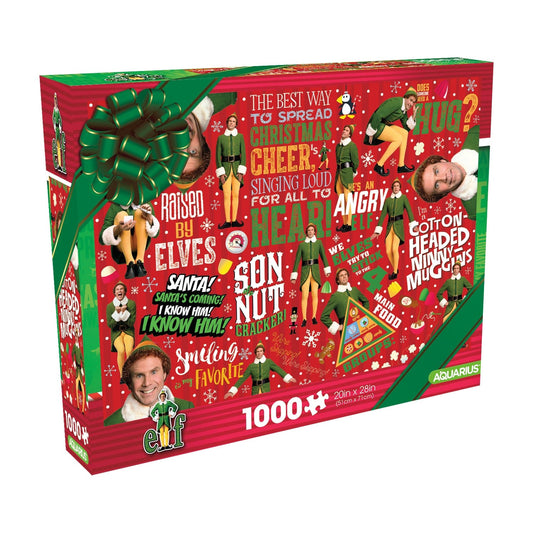 AQUARIUS Elf – Wrapping Paper 1000 Piece Jigsaw Puzzle
