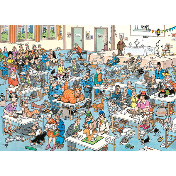 JUMBO Jan van Haasteren JVH The Cat Pageantry 2000pcs
