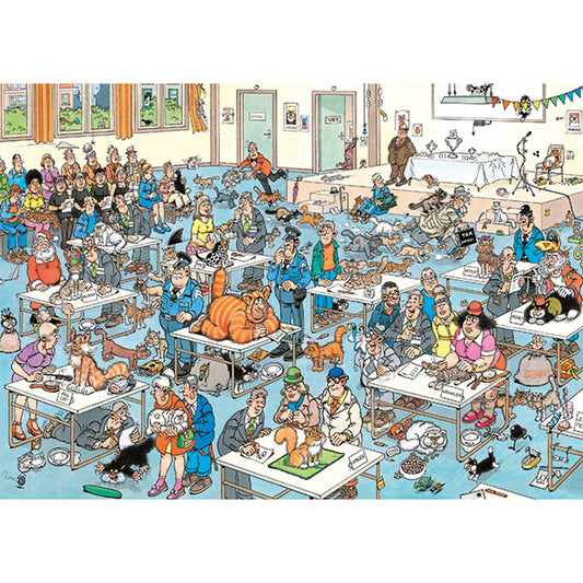JUMBO Jan van Haasteren JVH The Cat Pageantry 2000pcs