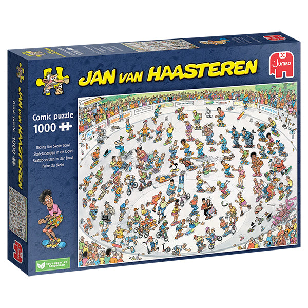 JUMBO Jan van Haasteren JVH,Riding the Skate Bowl 1000pcs