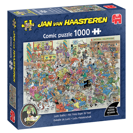 JUMBO  Jan van Haasteren JVH, Ludo Battle 1000pcs