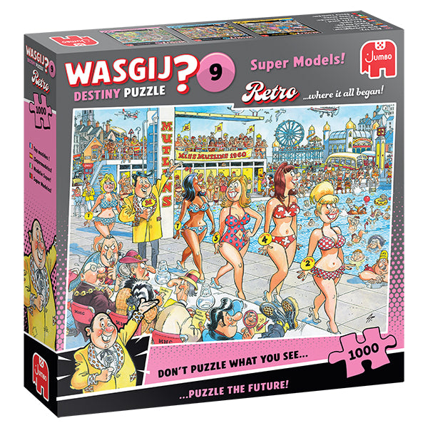 JUMBO Wasgij Destiny Retro 9, Super Models!