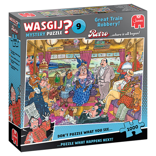 Jumbo Wasgij Mystery Retro 9, Great Train Robbery! 1000pcs