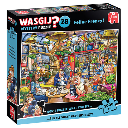 JUMBO Wasgij Mystery 28, Feline Frenzy! 1000pcs
