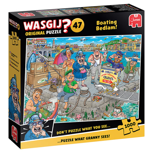 JUMBO, Wasgij Original #47, Boating Bedlam! 1000 pcs
