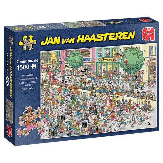 JUMBO Jan van Haasteren JVH,  Pumped Up!, JvH 1500pcs