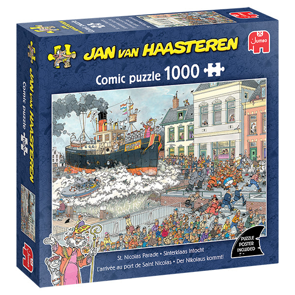 JUMBO, Jan van Haasteren, JVH, St Nicolas parade, 1000 pcs