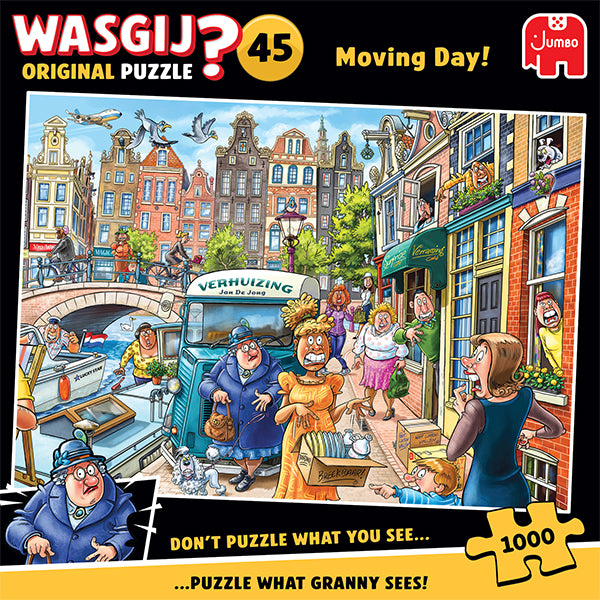 JUMBO Wasgij Original 45, Moving Day! 1000 pcs