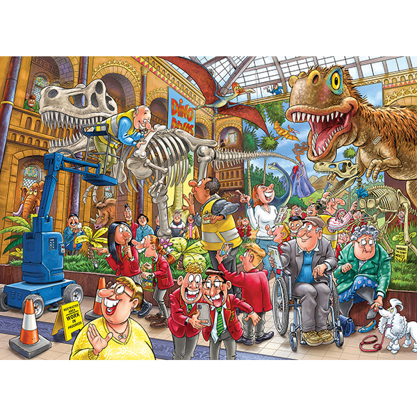 JUMBO Wasgij Mystery #24, Blight at the Museum! 1000pcs