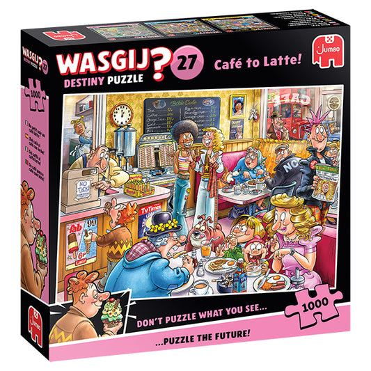 JUMBO Wasgij Destiny 27, Café to Latte! 1000pcs
