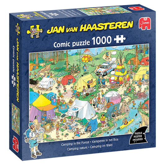 JUMBO Jan van Haasteren, JVH, Camping in the Forest 1000pcs