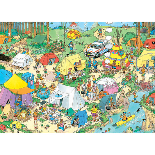 JUMBO Jan van Haasteren, JVH, Camping in the Forest 1000pcs