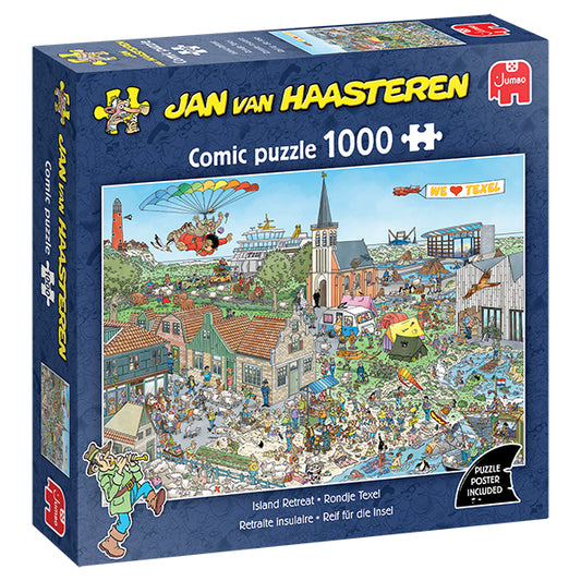 JUMBO Jan van Haasteren, JVH  Island Retreat, 1000pcs