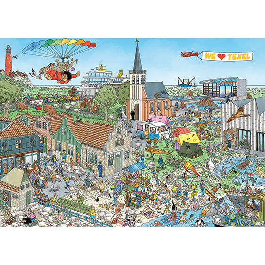 JUMBO Jan van Haasteren, JVH  Island Retreat, 1000pcs