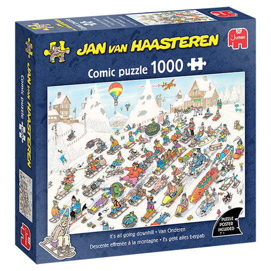 JUMBO Jan van Haasteren JVH It’s all going downhill, 1000pcs