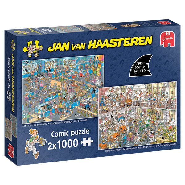 JUMBO Jan van Haasteren JVH, DIY Shop & Renovation Project, 2X1000pcs