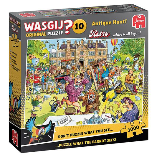 JUMBO, Wasgij Original Retro 10, Antique Hunt! 1000 pcs