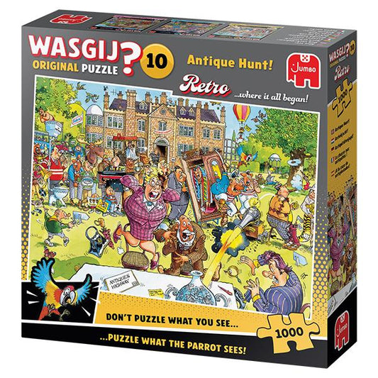 JUMBO, Wasgij Original Retro 10, Antique Hunt! 1000 pcs