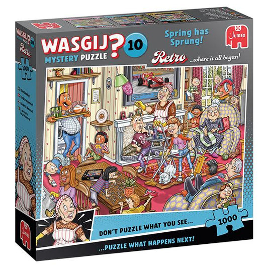 JUMBO, Wasgij Mystery Retro 10, Spring has Sprung! 1000 pcs