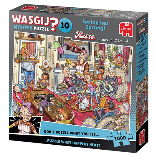 JUMBO, Wasgij Mystery Retro 10, Spring has Sprung! 1000 pcs