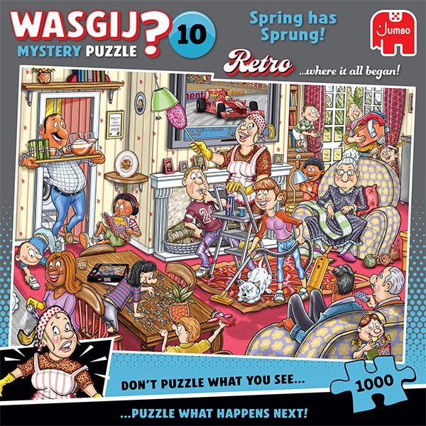 JUMBO, Wasgij Mystery Retro 10, Spring has Sprung! 1000 pcs