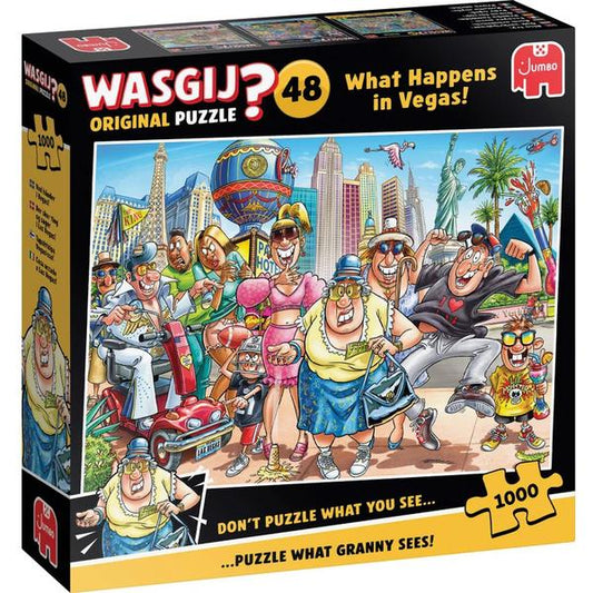 JUMBO, Wasgij Original 48, What happens in Vegas! 1000 pcs