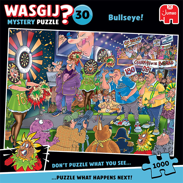 JUMBO, Wasgij Mystery 30, Bullseye! 1000 pcs