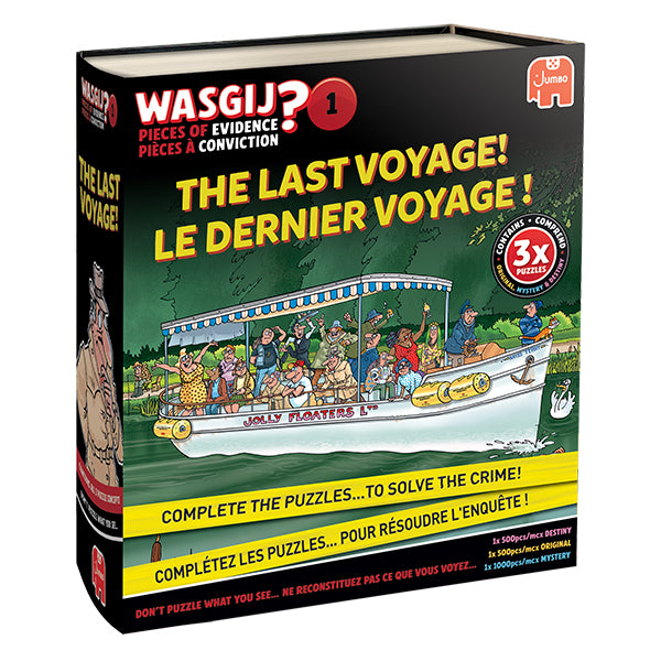 JUMBO, Wasgij Pieces of Evidence 1, The Last Voyage, 3 Puzzle Set