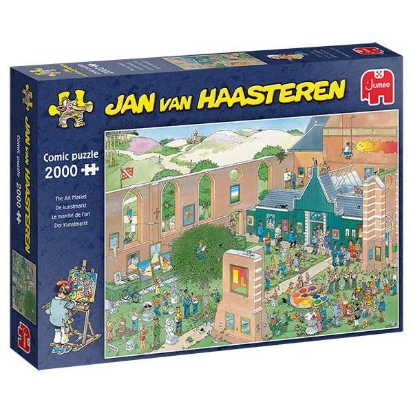 JUMBO  Jan van Haasteren JVH The Art Market, 2000pcs