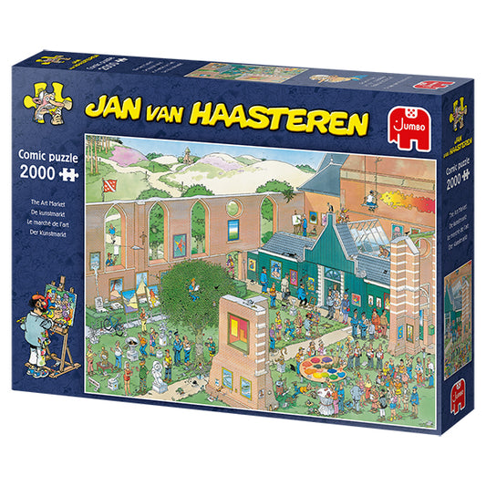 JUMBO  Jan van Haasteren JVH The Art Market, 2000pcs