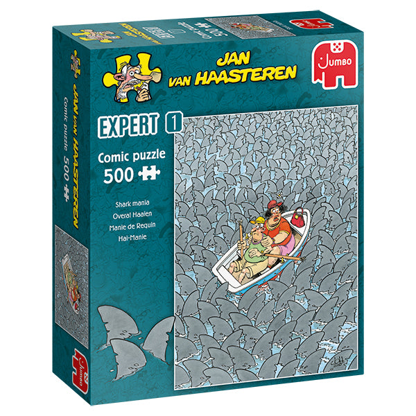 JUMBO Jan van Haasteren JvH EXPERT 1, Shark Mania 500pcs