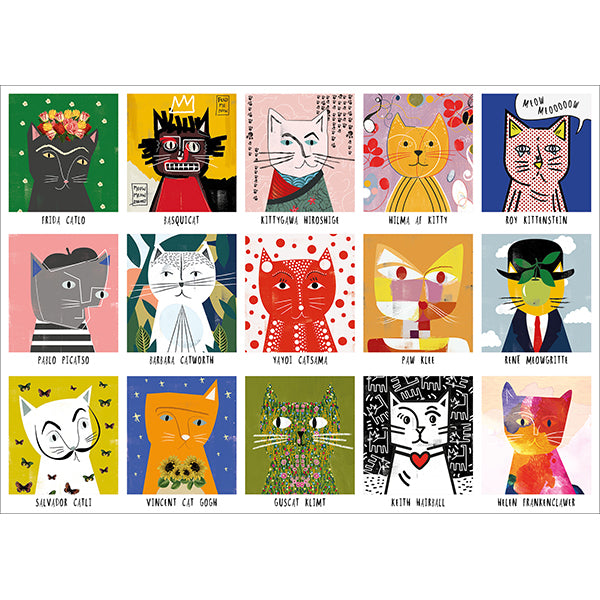 HAPPILY Art Cats, Nia Gould 1000pcs
