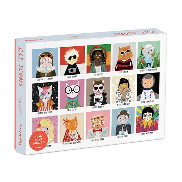 HAPPILY, Cat Icons 1000 PCS