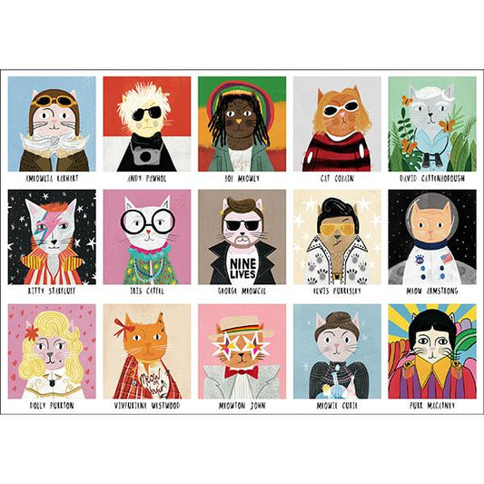 HAPPILY, Cat Icons 1000 PCS