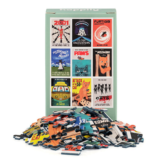 HAPPILY, Movie Cats- 99 Piece Mini Jigsaw Puzzle