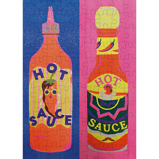 HAPPILY Hot Sauce - 99 Piece Mini Jigsaw Puzzle