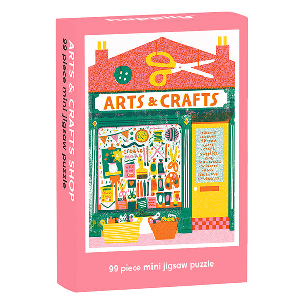 HAPPILY, Arts & Craft - 99 Piece Mini Jigsaw Puzzle
