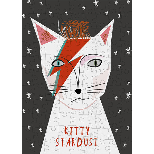HAPPILY Kitty Stardust - 99 Piece Mini Jigsaw Puzzle