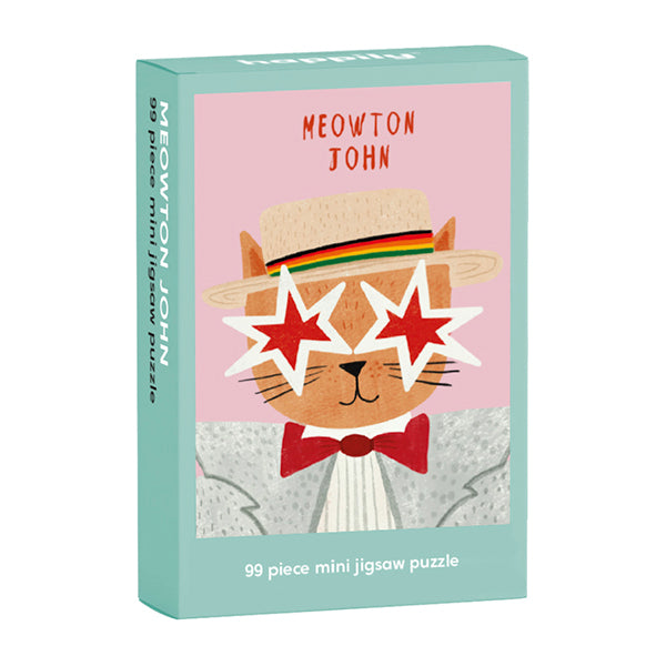 HAPPILY Meowton John - 99 Piece Mini Jigsaw Puzzle