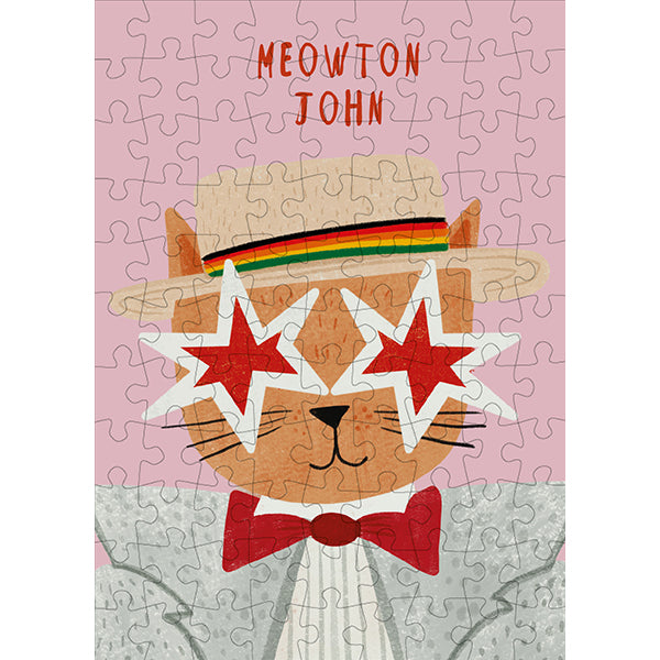 HAPPILY Meowton John - 99 Piece Mini Jigsaw Puzzle