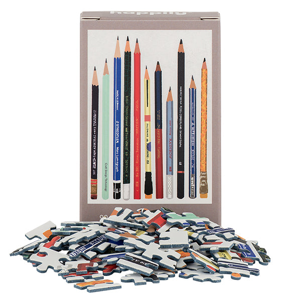 HAPPILY, Pencils - 99 Piece Mini Jigsaw Puzzle
