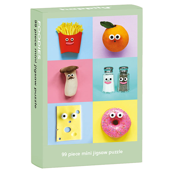 HAPPILY, Foodies - 99 Piece Mini Jigsaw Puzzle